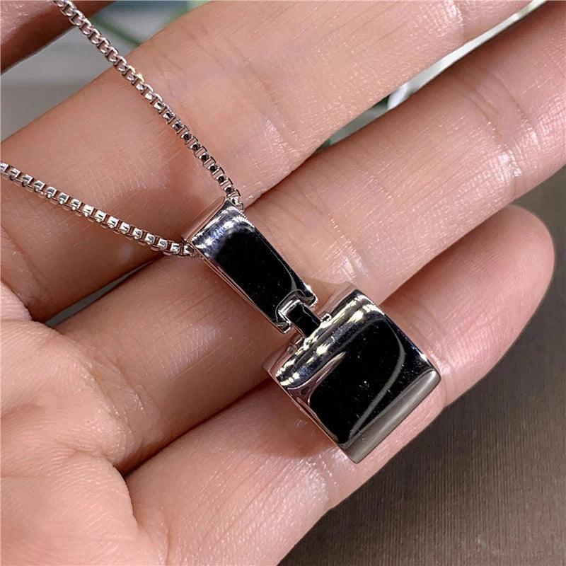 Luxury Fashion Women's Necklace with Big Round Cubic Zirconia Carauana Store