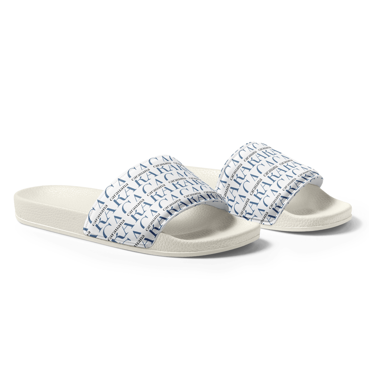 CARAUANA slides Men’s white Carauana Store