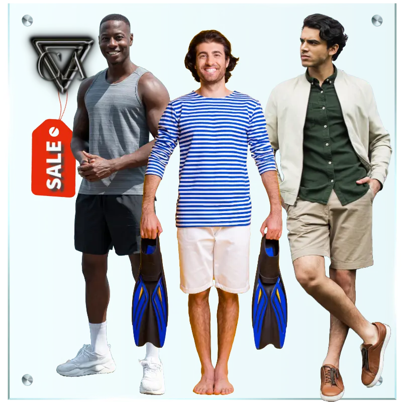 The City-Chic Men’s Shorts Collection🩳 - CaRaUaNa Fashion