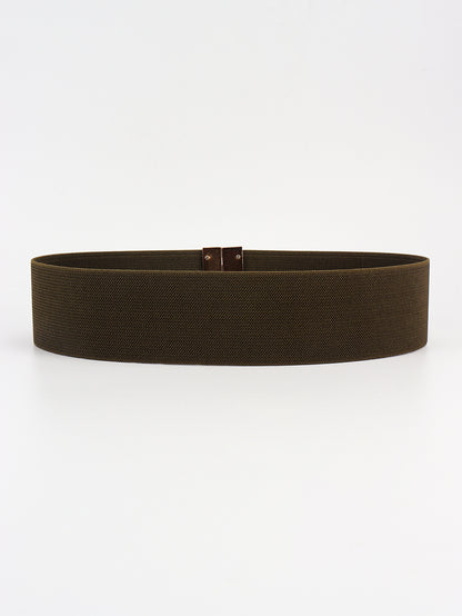 Alloy Buckle Elastic Belt Carauana Store