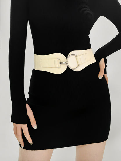 PU Elastic Wide Belt Carauana Store