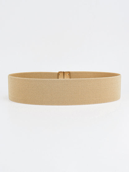 Alloy Buckle Elastic Belt Carauana Store