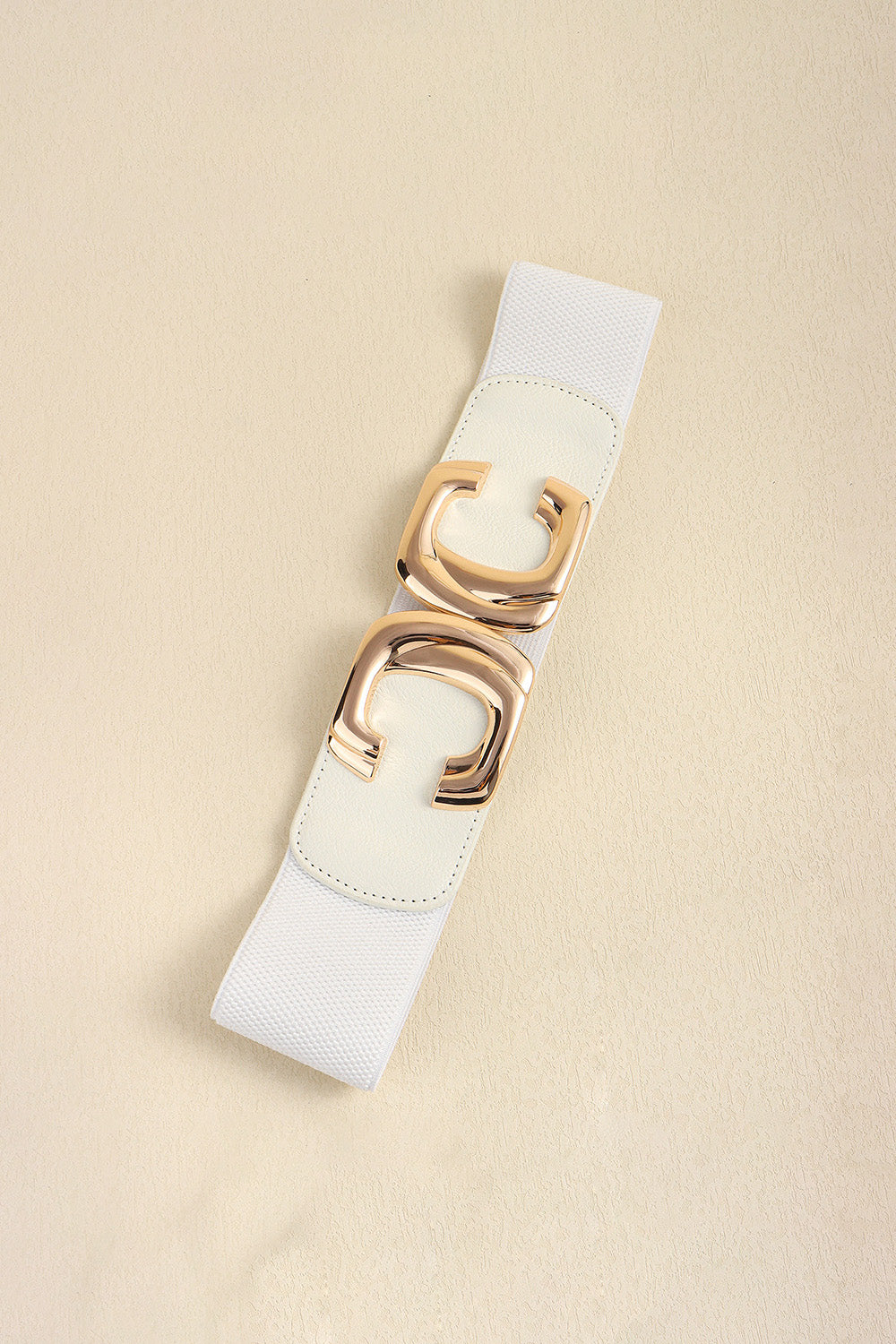 Zinc Alloy Buckle Elastic Wide Belt Carauana Store
