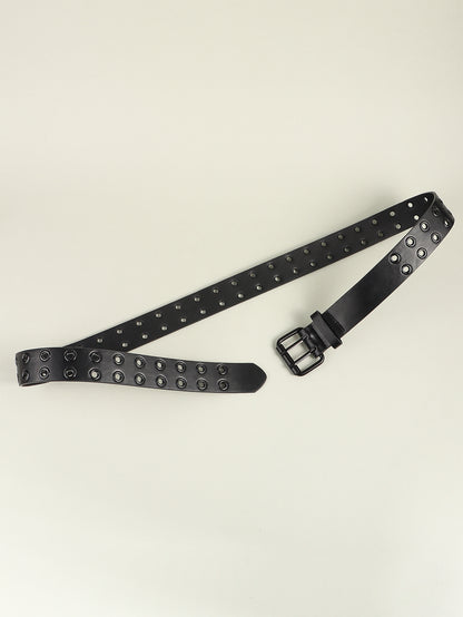 Grommet PU Leather Belt Carauana Store