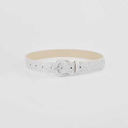 Sequin PU Leather Belt Carauana Store