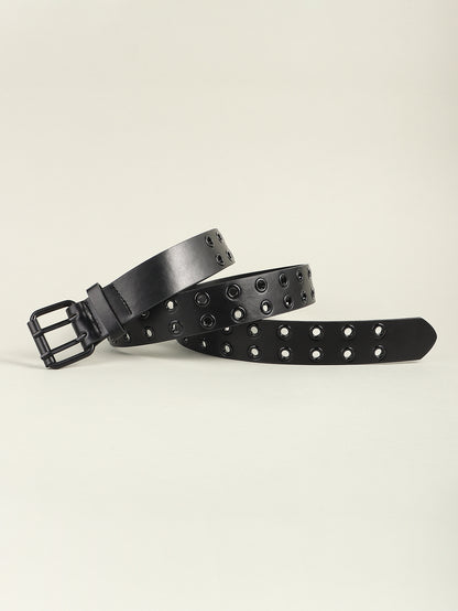 Grommet PU Leather Belt Carauana Store