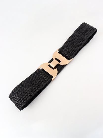 Alloy Buckle Elastic Belt Carauana Store