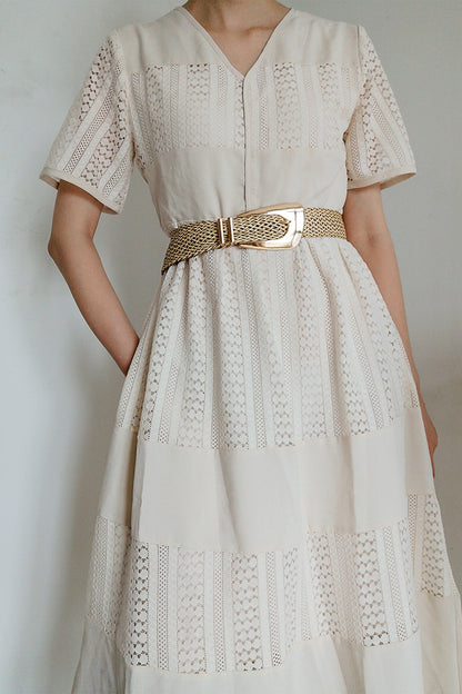 Irregular Buckle Braid Belt Carauana Store