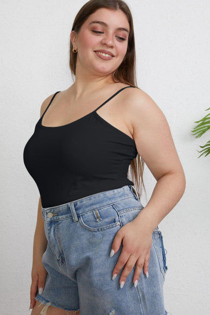 Basic Bae Full Size Round Neck Slim Cami Carauana Store