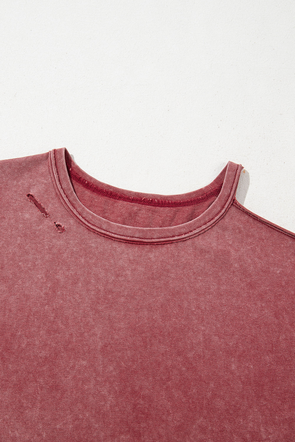 Clay One Shoulder Half Sleeve Oversized Tunic T Shirt