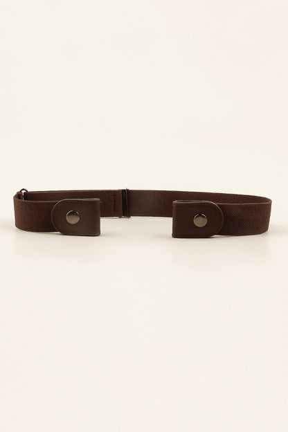 PU Elastic Snap Closure Belt Carauana Store