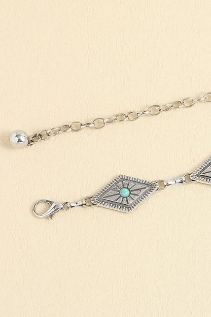 Vintage Turquoise Alloy Belt Carauana Store