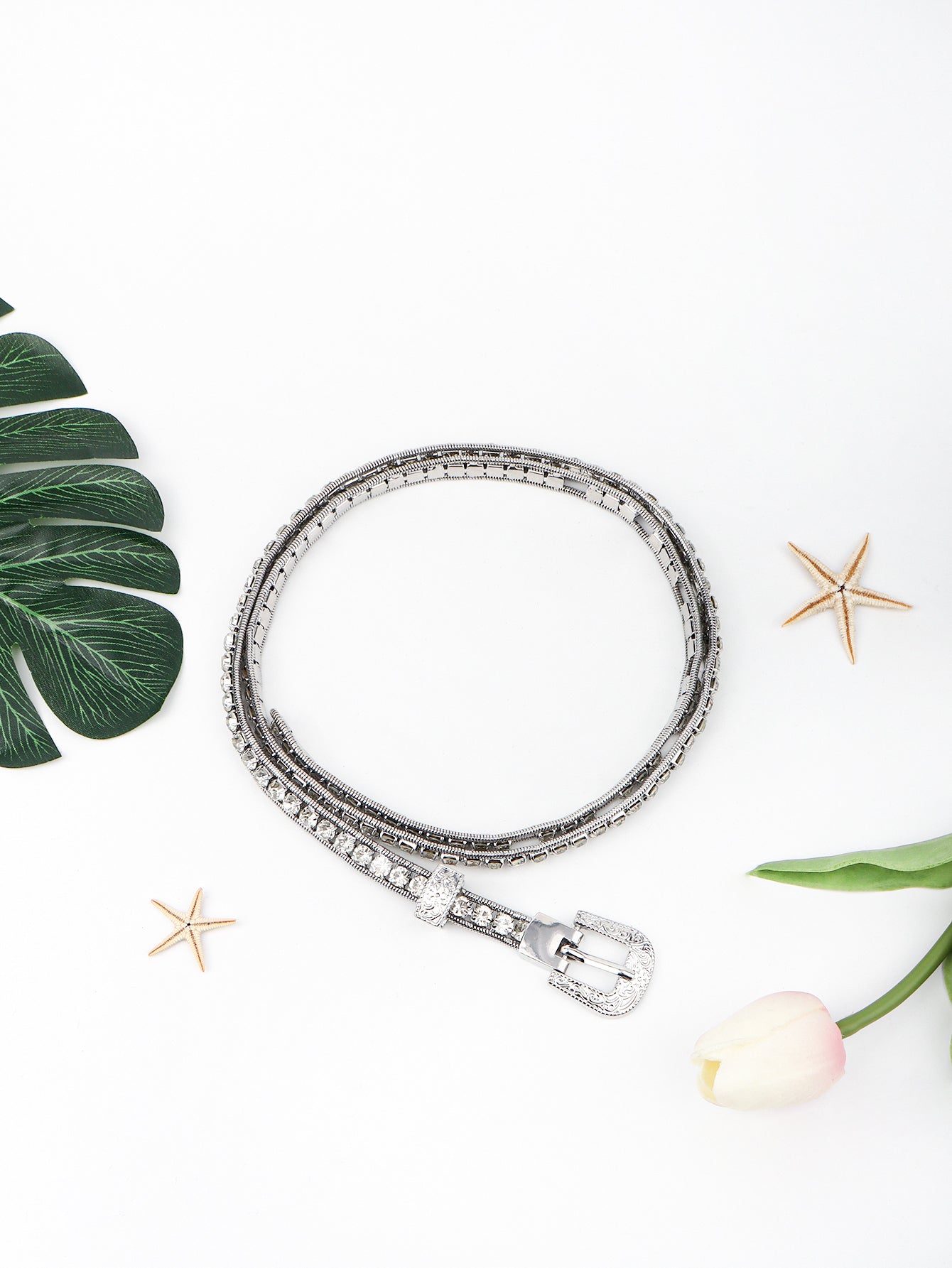 Rhinestone Metal Belt Carauana Store