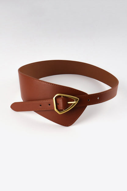 Irregular PU Leather Belt Carauana Store