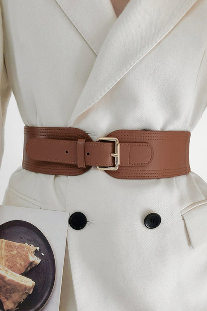 Elastic Wide PU Belt Carauana Store