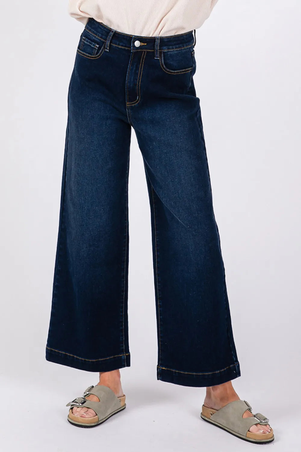 SAGE + FIG High Waist Wide Leg Jeans Carauana Store