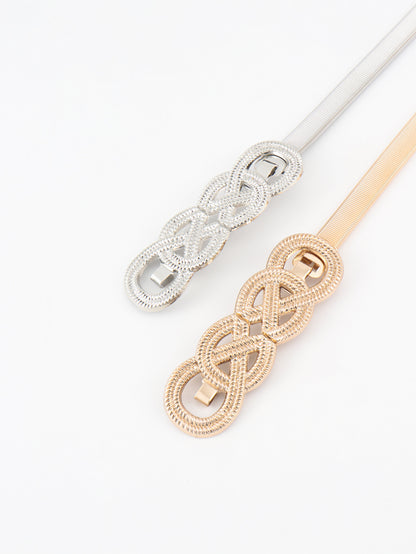 Knot Buckle Metal Belt Carauana Store