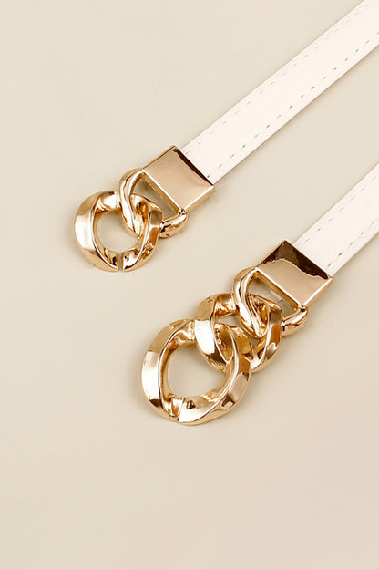 PU Skinny Belt Carauana Store