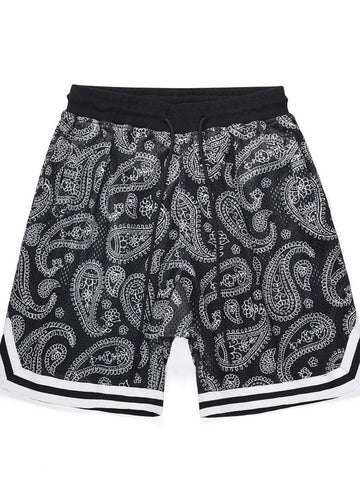 Men's Drawstring Printed Shorts
