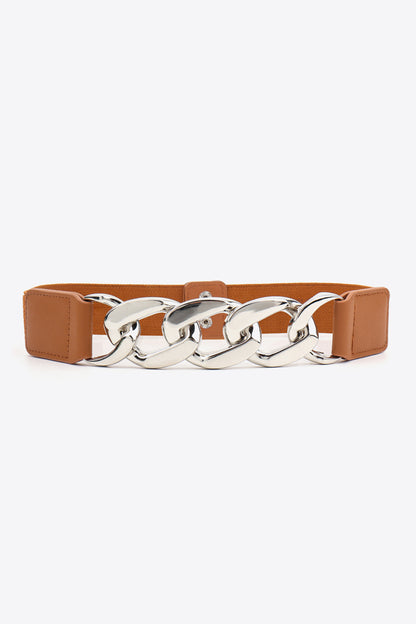 Chain Detail Elastic Belt Carauana Store