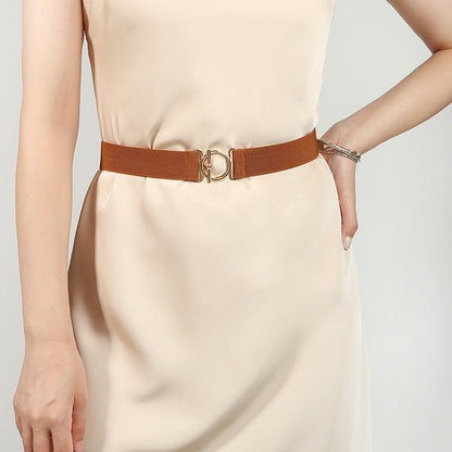 Toggle Clasp Elastic Belt Carauana Store