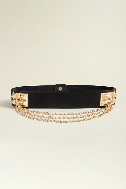 Elastic Belt with Chain Carauana Store