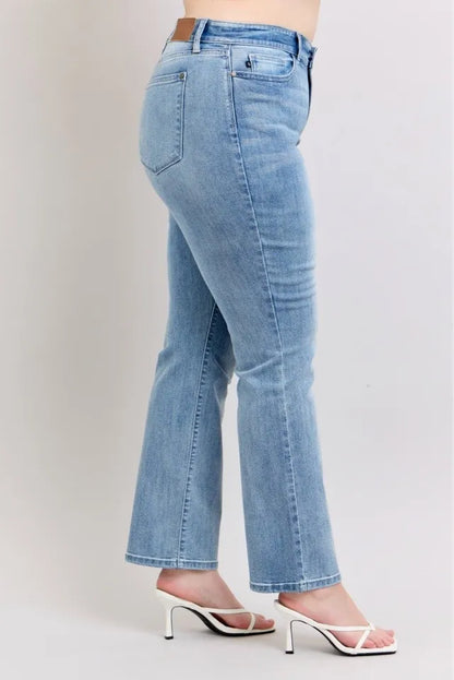 Judy Blue Plus Size High Waist Dad Jeans Carauana Store