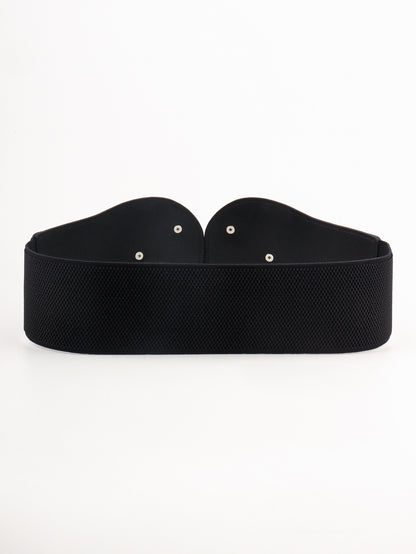 Alloy Buckle Elastic PU Belt Carauana Store