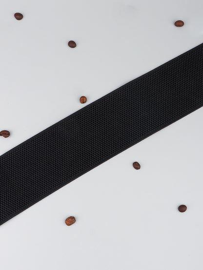 PU Elastic Wide Belt with Alloy Buckle Carauana Store