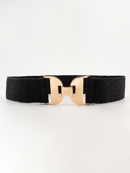 Alloy Buckle Elastic Belt Carauana Store