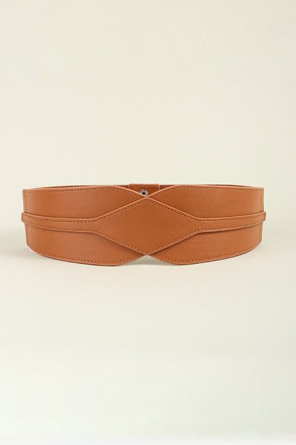 Elastic Wide PU Belt Carauana Store