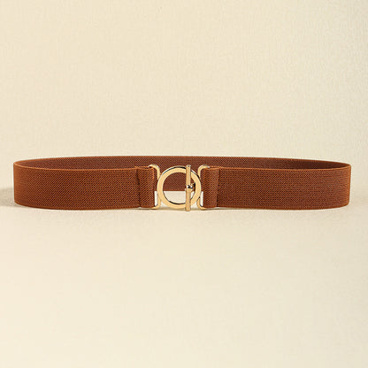 Toggle Clasp Elastic Belt Carauana Store