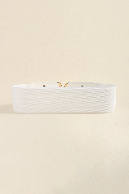 Zinc Alloy Buckle Elastic Wide Belt Carauana Store