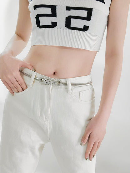 Knot Buckle Metal Belt Carauana Store