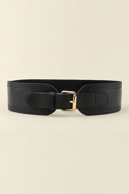 Elastic Wide PU Belt Carauana Store