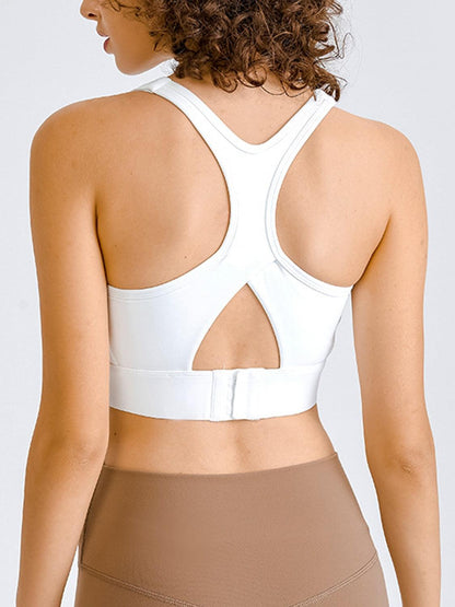 Double Take Square Neck Racerback Cropped Tank Carauana Store