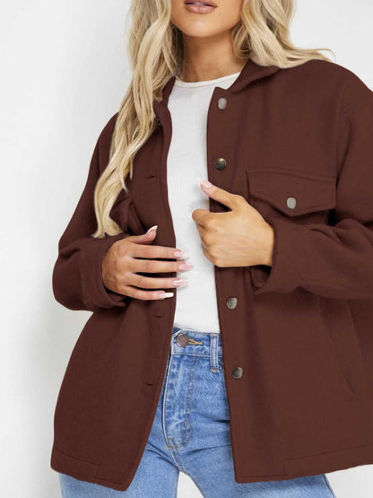 Button Down Denim Jacket Carauana Store