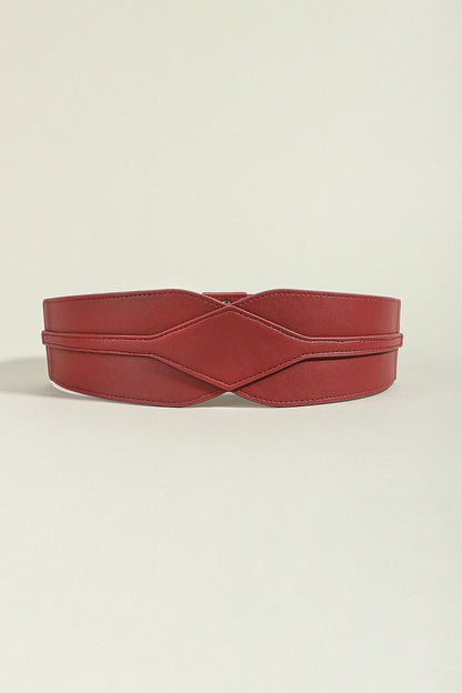 Elastic Wide PU Belt Carauana Store