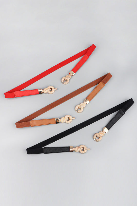 Zinc Alloy Buckle PU Leather Belt Carauana Store