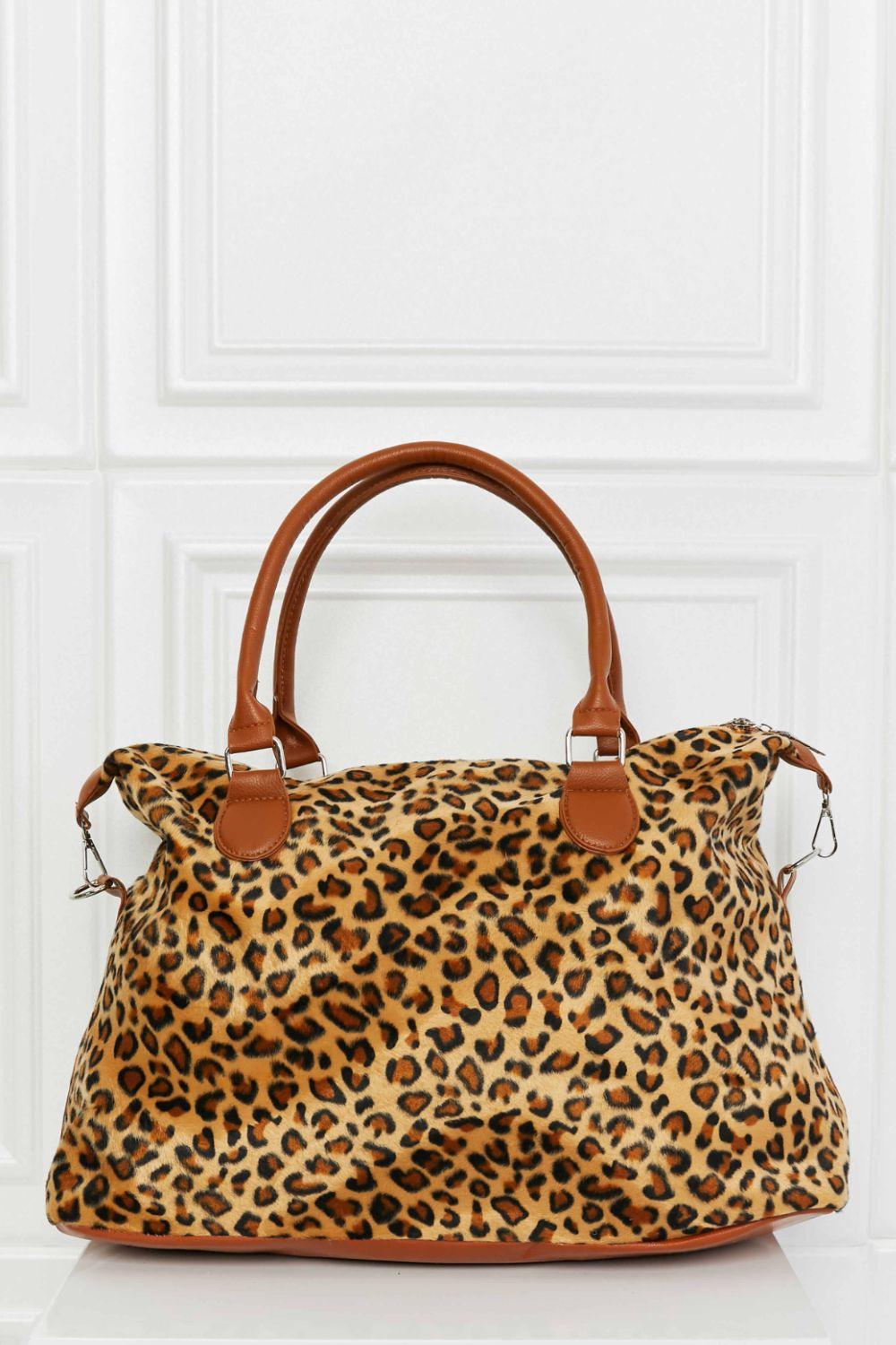 Animal Print Brushed Weekender Bag Carauana Store