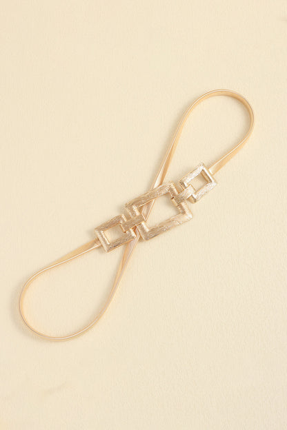 Square Shape Zinc Alloy Buckle Iron Belt Carauana Store