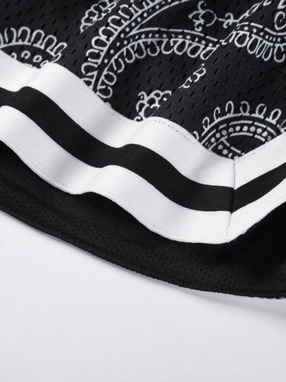 Men's Drawstring Printed Shorts Carauana Store