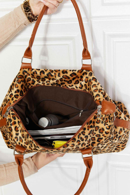 Animal Print Brushed Weekender Bag Carauana Store