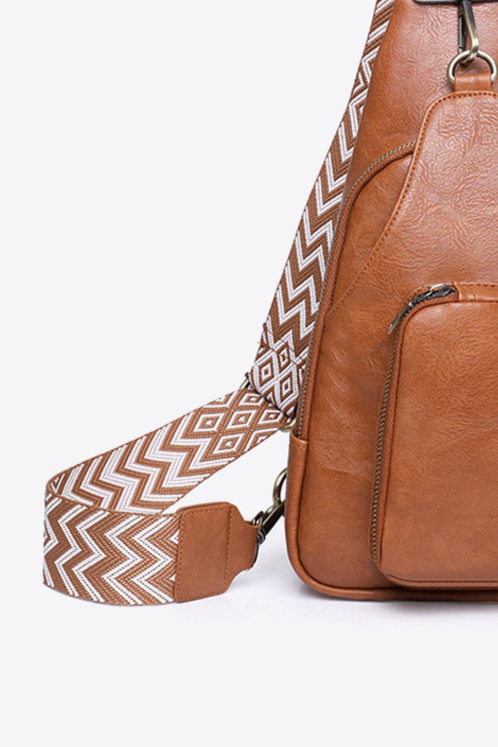 Adored Take A Trip PU Leather Sling Bag Carauana Store