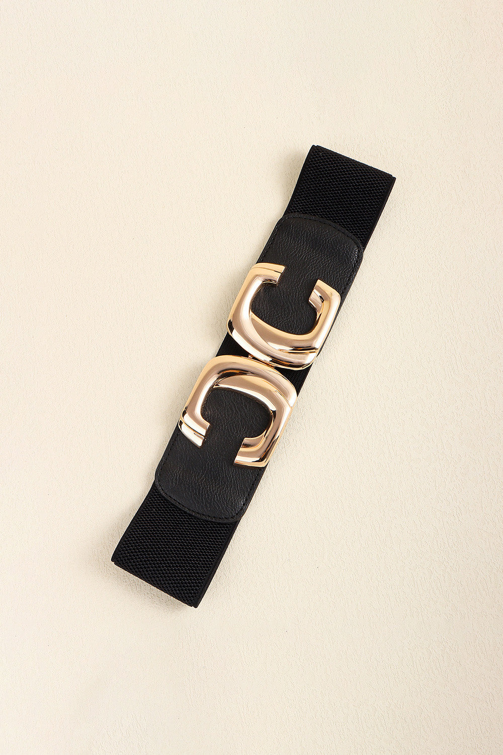 Zinc Alloy Buckle Elastic Wide Belt Carauana Store