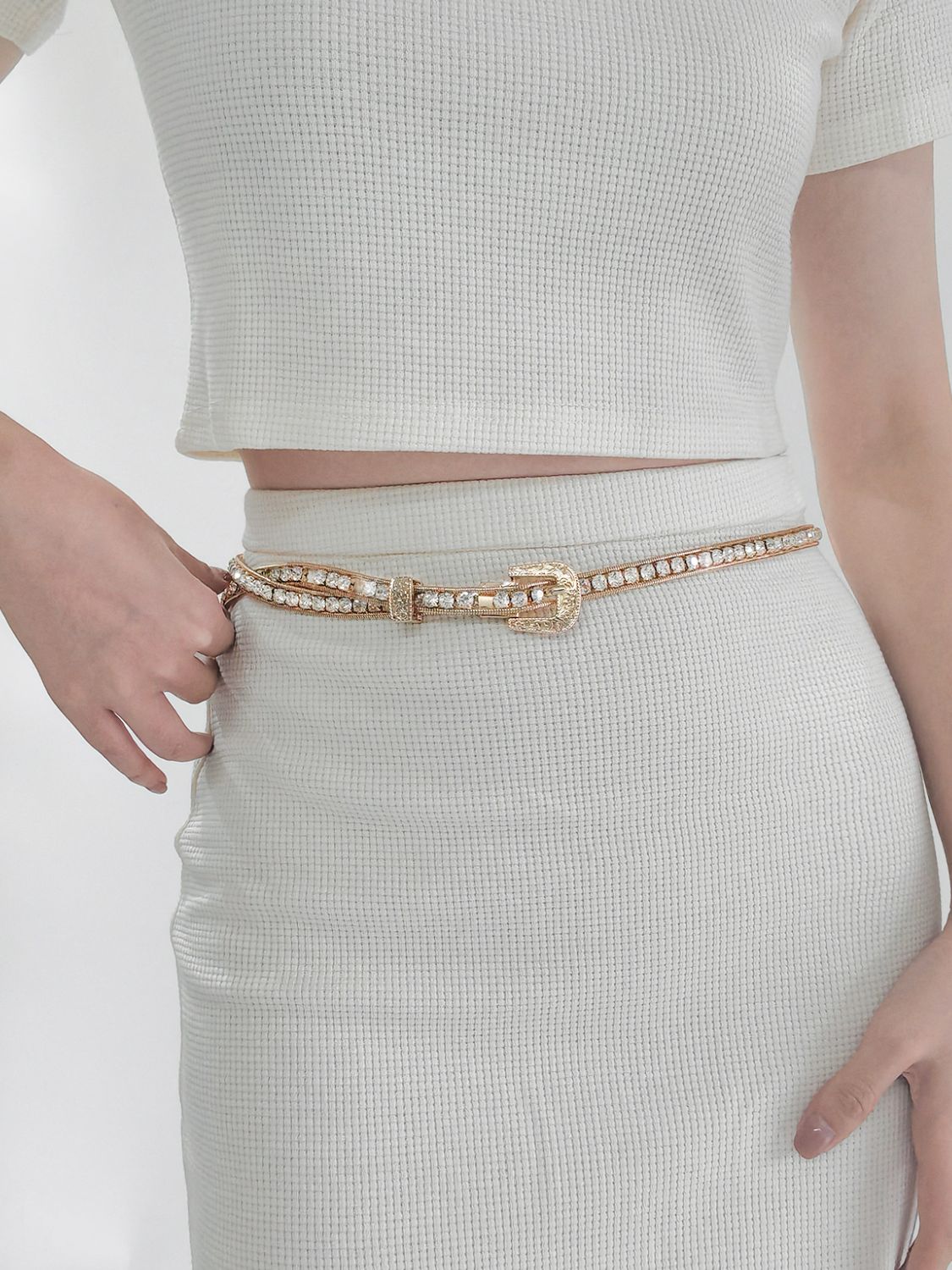Rhinestone Metal Belt Carauana Store