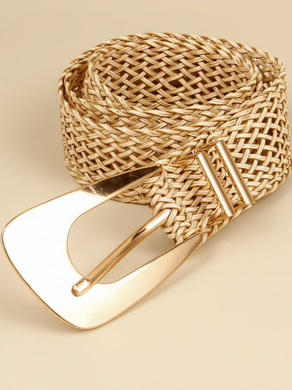 Irregular Buckle Braid Belt Carauana Store