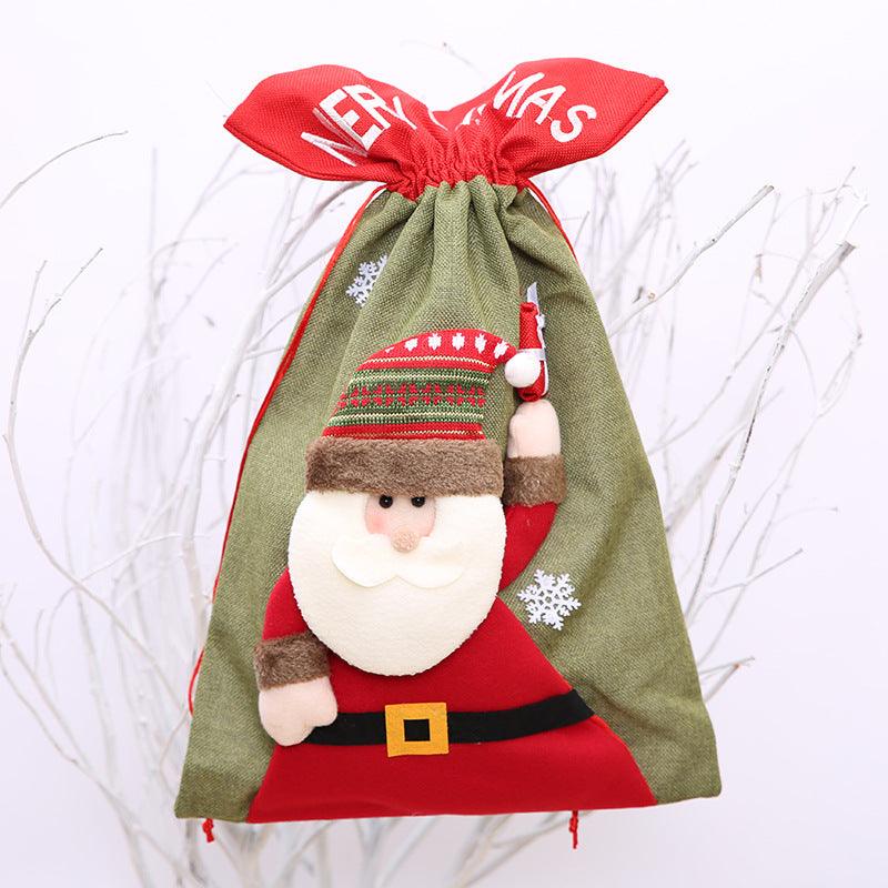 Drawstring Christmas Gift Bag Carauana Store