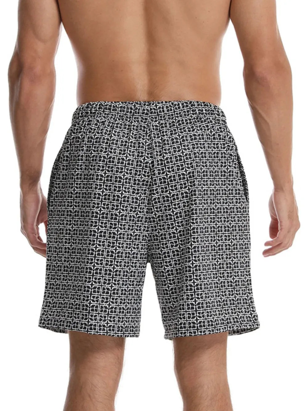 Men's Drawstring Printed Shorts with Pockets Carauana Store