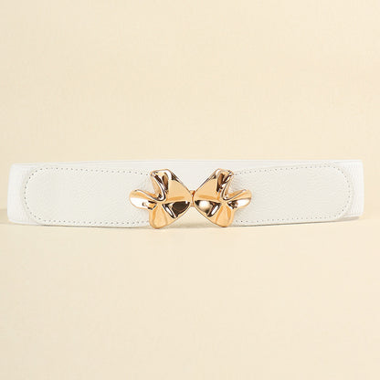Alloy Buckle Elastic Belt Carauana Store